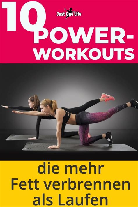 10 Power Workouts Die Mehr Fett Verbrennen Als Laufen Fettverbrennung Workout Krafttraining