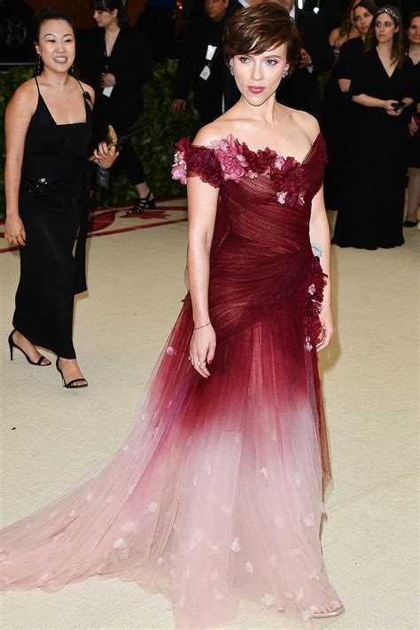 Scarlett Johansson In Marchesa At Met Gala Post Weinstein Scandal