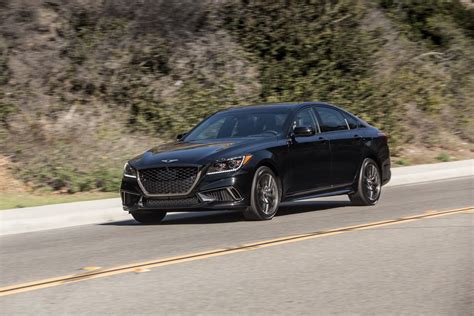 2018 Genesis G80 Sport Combines Black Paint With G90s Twin Turbo V6