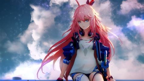 Anime Girl Pink Hair Yae Sakura Honkai Impact 3rd 4k 4457 Wallpaper