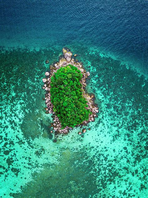 Aerial View Of Tropical Island Koh Photograph By Evgeny Vasenev Fine