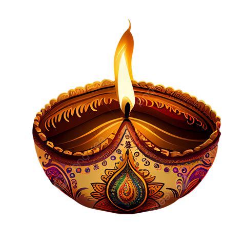Lámpara De Concepto Diwali Diya Png Día De La Independencia Diya