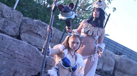 Sexy Queens Blade Cosplay W Zombie Bit Me And Scifeyecandy Youtube