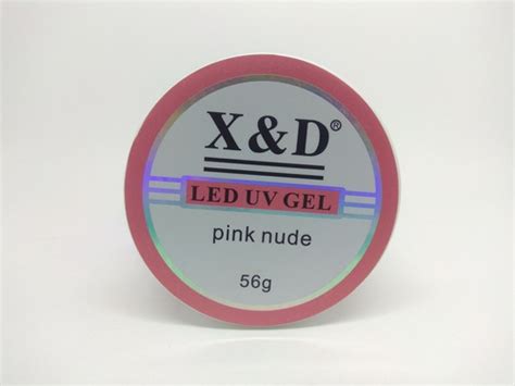 Gel Xed 56g Pink Nude Lancamento Uv Led Unhas Gel Parcelamento Sem Juros