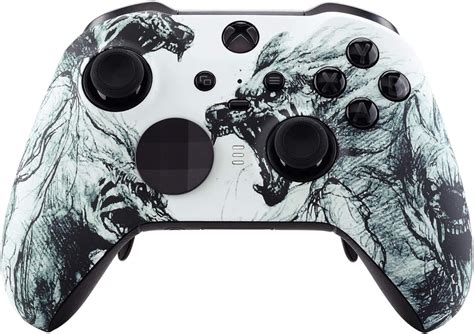 Custom Elite 2 Controller Compatible With Xbox One Arctic Wolf Video