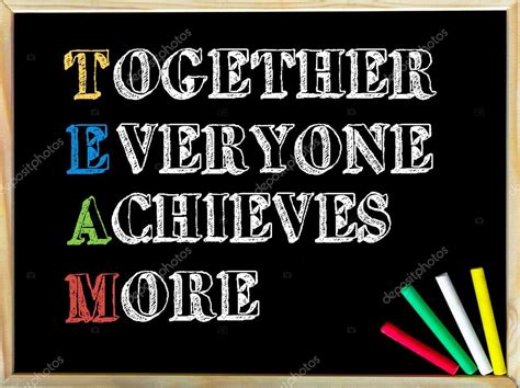 Acronym Team As Together Everyone Achieves More — Stock Photo
