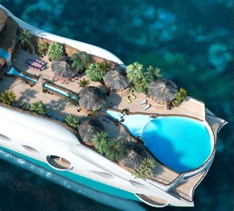 Luxury Tropical Island Yacht Concept A Private Paradise Tropical
