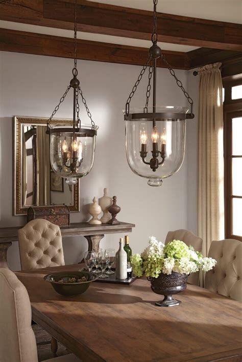 Farmhouse Chandelier Dining Room