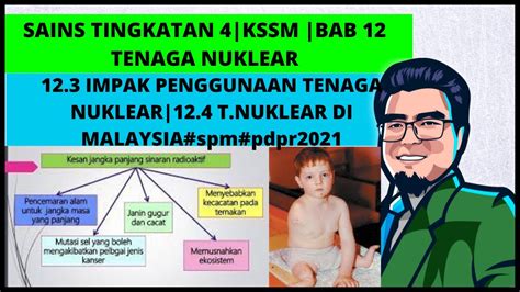 Sains Tingkatan 4 Kssm Bab 12 Tenaga Nuklear 12 3 Impak Tenaga Nuklear Spm Pdpr2021 Youtube