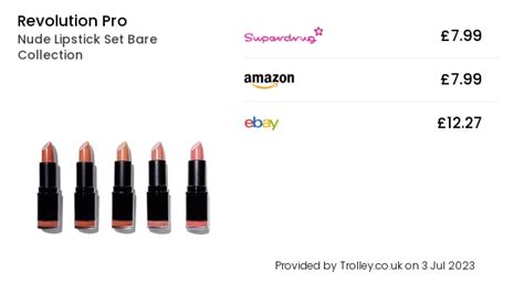 Revolution Pro Nude Lipstick Set Bare Collection Compare Prices And Where To Buy Uk