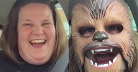 mum in chewbacca mask shatters facebook live record daily star