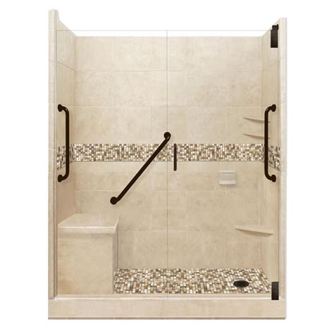 American Bath Factory Roma Freedom Grand Hinged 34 In X 60 In X 80 In