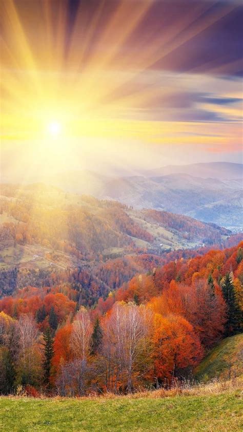 Осенний рассвет Beautiful Nature Sunrise Beautiful Sunrise