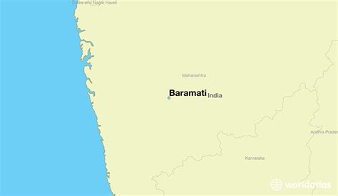 Where Is Baramati India Baramati Maharashtra Map