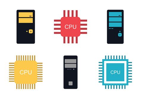 Free Cpu Vector Illustration Download Free Vector Art Stock Graphics