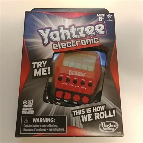 Yahtzee Hasbro Arcade Games Handheld Packaging Toys Digital Ebay