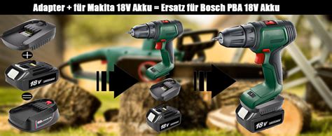 Kunlun Mt Bsb Akku Adapter F R Makita Bl Bl Bl V Akku Umbau Auf Bosch Pba V