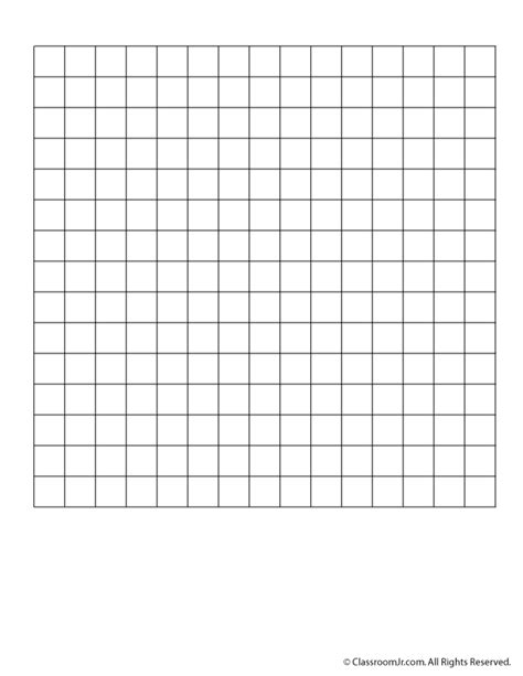 Blank 15 X 15 Grid Paper Or Word Search Grid Printable Graph Paper 5