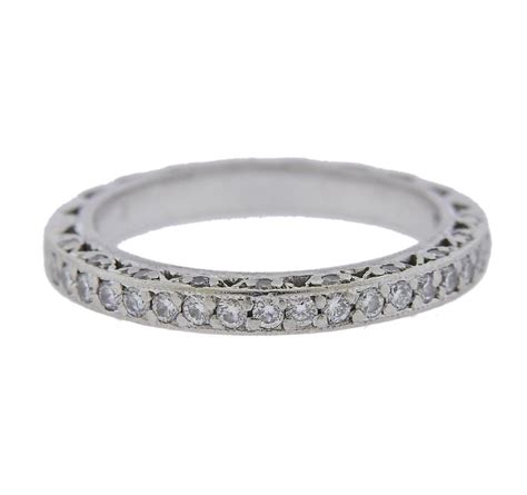 Tacori Platinum Diamond Wedding Band Ring