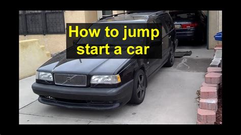 Once the cars are in the right place and turned all the way off, you can start connecting the cables. How to properly jump start a car that has a dead battery. - YouTube