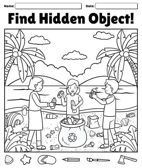 7 Best Free Hidden Object Printable Worksheets Pdf For Free At Printablee