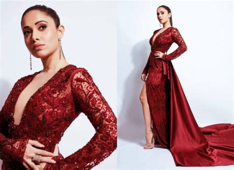 Slay Or Nay Nushrat Bharucha In Sarah Alabdullah For Omg Collection At