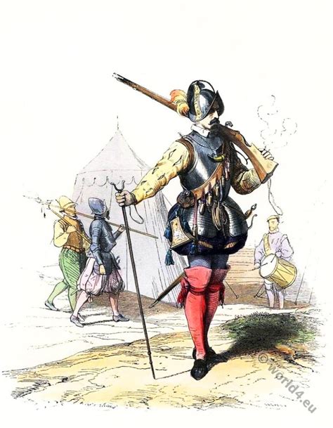 Arquebusier In 16th Century French Military 1572