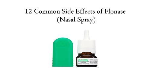 Flonase Nose Spray Side Effects