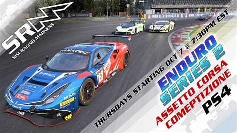 Enduro Series Week 1 Silverstone Assetto Corsa Competizione PS4