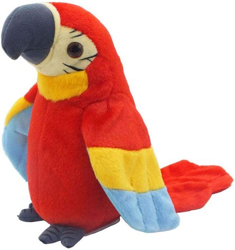 Cute Mimicry Pet Talking Parrot Repeats What You Say Plush Animal Toy