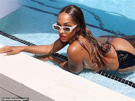 Khloe Kardashians Bff Malika Haqq Sizzles In Posts Flaunting Her Toned Physique In A Bikini