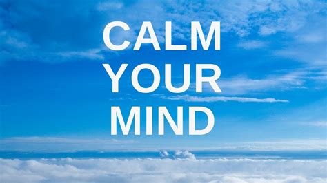 Feel Calm Now A Guided Meditation To Immediately Calm The Mind Stop