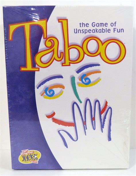 Taboo The Game Of Unspeakable Fun Complete Hasbro For Sale Online Ebay Taboo Game