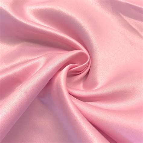 Pink Dull Matte Bridal Satin Fabric Ifabric