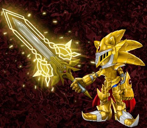 Excalibur Sonic Sonic Fan Art Sonic Art Sonic And Shadow