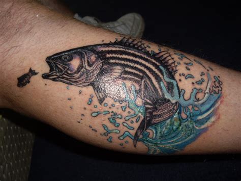 Striped Bass Fishing Tattoos Tattooplacesinstatecollegepa