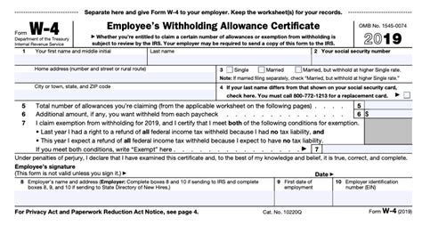 How Do I Fill Out The 2019 W 4 And Calculate Withholding Allowances Gusto