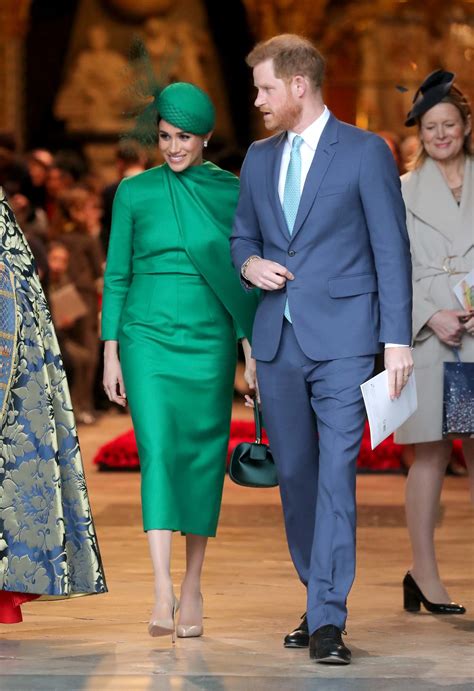 Meghan Markle Slays In Green Cape Dress As She Makes Her Last
