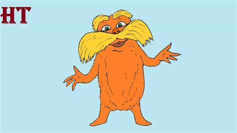 How To Draw The Lorax Easy For Beginners