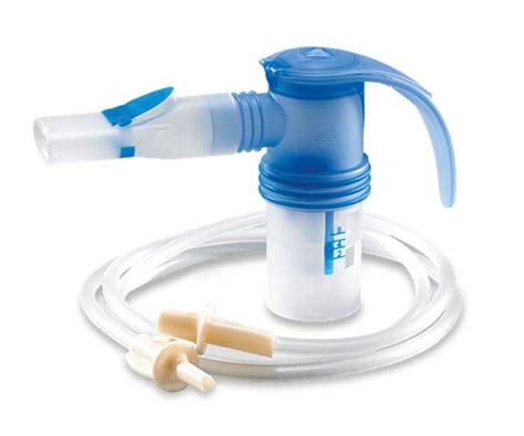 Traditional nebuliser type jet nebulisers are connected by tubing to a compressor, that causes compressed air or oxygen to flow at high velocity through a. PARI LC Sprint Nebuliser