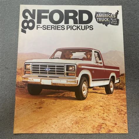 Vintage 1982 Ford F Series Truck Brochure Catalog F 100 F 150 F 250