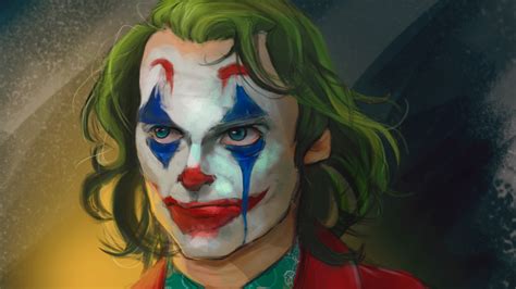 The Joker Joaquin Phoenix Art Wallpaperhd Superheroes Wallpapers4k