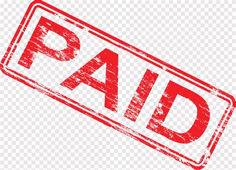 Paid Logo Payment Invoice Business Service Accounts Receivable Rubber