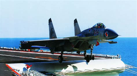 J 15 Fighter Test Aboard Liaoning Carrier Cn