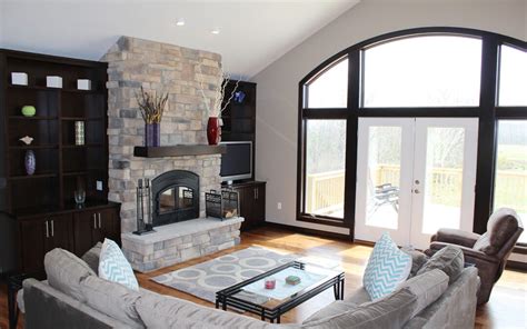 Beautiful Living Room Of A Portside Builders Home In Sturgeon Bay