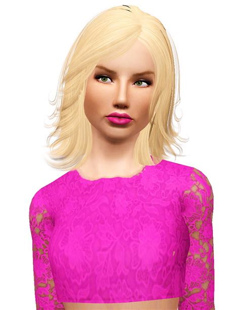 Skysims 018 Hairstyle Retextured By Pocket Sims 3 Hairs