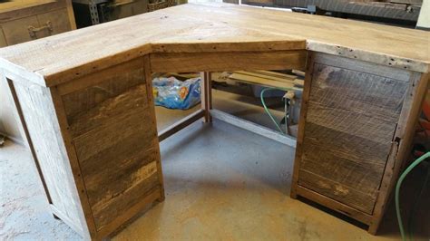 Your Custom Made Rustic Barn Wood Corner Desk By Timelessjourney