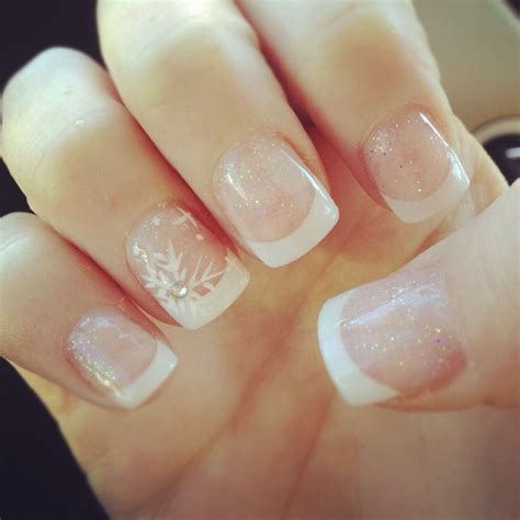 Brilliant 23 Winter French Tip Nail Designs