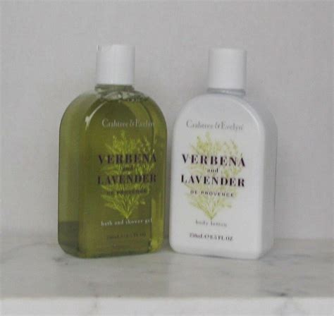 Crabtree And Evelyn Verbena And Lavender Bath And Shower Gel Body Lotion