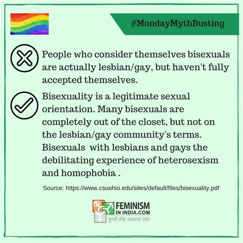 The B In Lgbtqia 11 Common Myths On Bisexuality Debunked